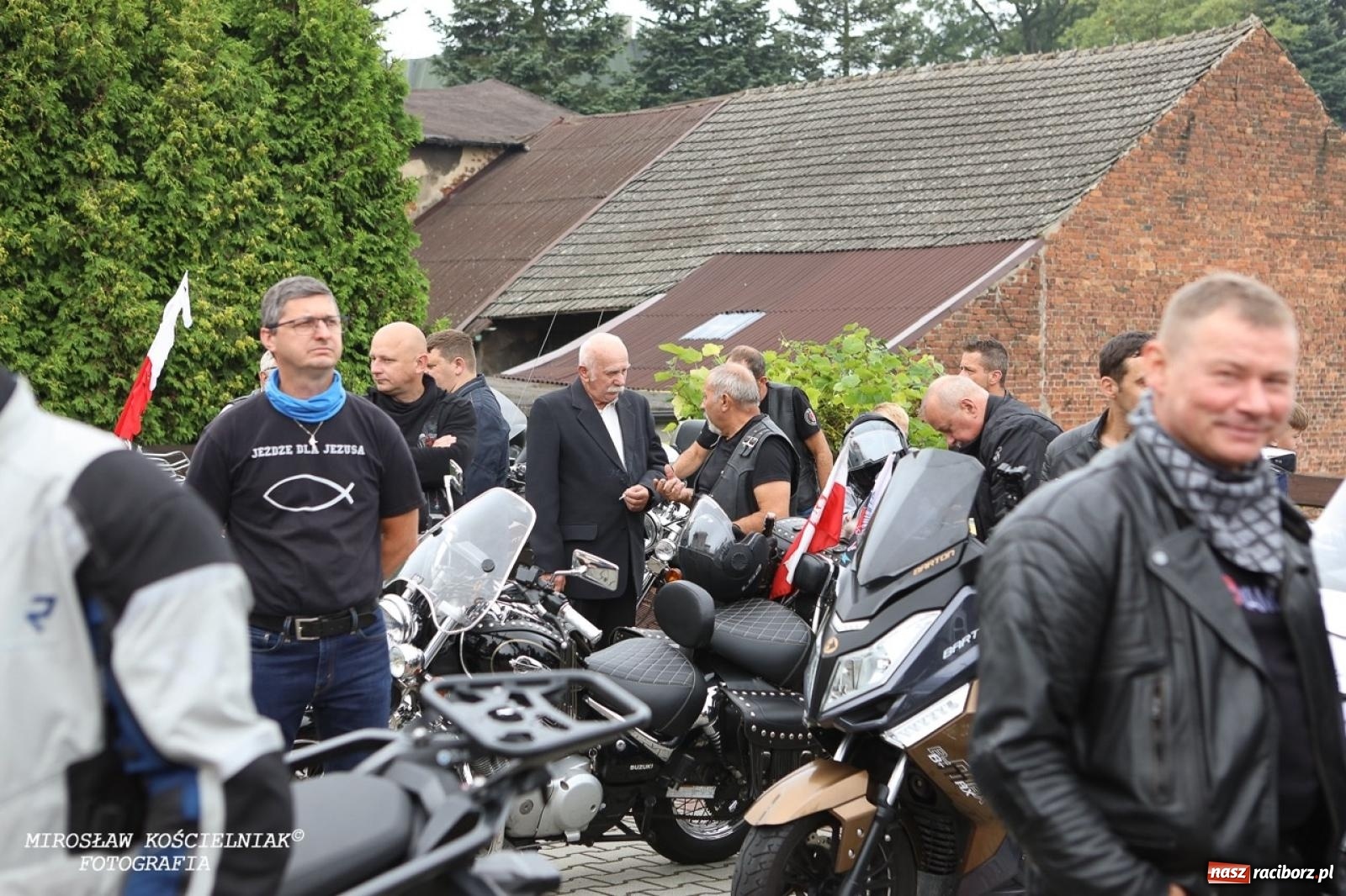 Zdjęcie w galerii na portalu naszraciborz.pl: Motozlot ku czci św. Krzysztofa w Pogrzebieniu – tradycja, pasja i błogosławieństwo na drogę [FOTO i WIDEO] wiadomości z regionu