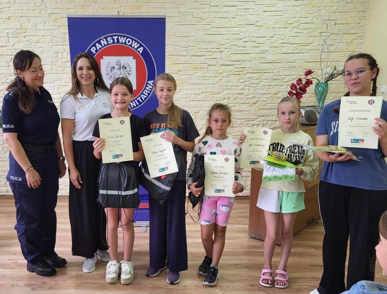 Zdjęcie w galerii na portalu naszraciborz.pl: Bezpieczne wakacje oczami dzieci – PSSE rozstrzygnęła konkurs wiadomości z regionu