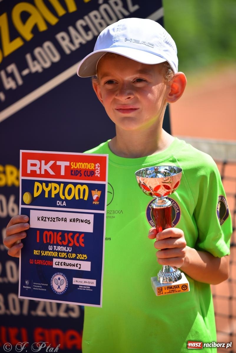 Zdjęcie w galerii na portalu naszraciborz.pl: Młodzi tenisiści walczyli o puchar lata. Finał Summer Kids Cup 2025 w Raciborzu wiadomości z regionu