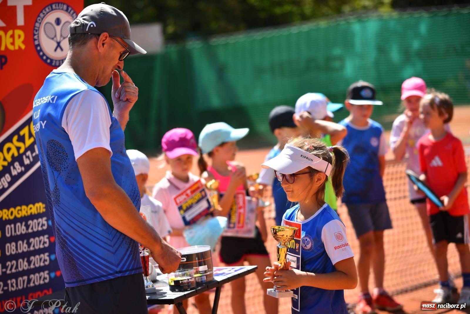 Zdjęcie w galerii na portalu naszraciborz.pl: Młodzi tenisiści walczyli o puchar lata. Finał Summer Kids Cup 2025 w Raciborzu wiadomości z regionu