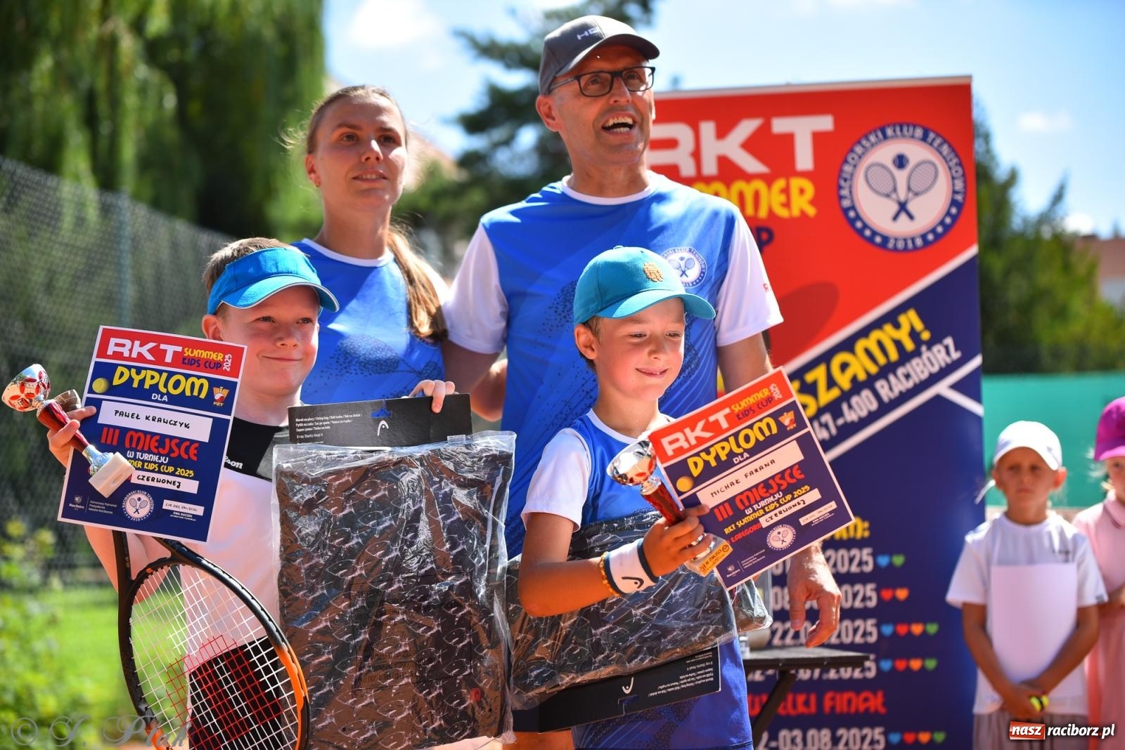 Zdjęcie w galerii na portalu naszraciborz.pl: Młodzi tenisiści walczyli o puchar lata. Finał Summer Kids Cup 2025 w Raciborzu wiadomości z regionu