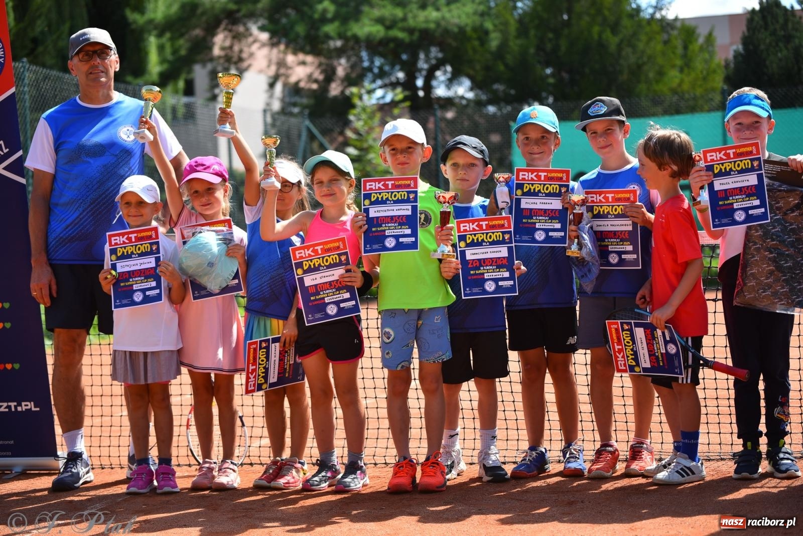 Zdjęcie w galerii na portalu naszraciborz.pl: Młodzi tenisiści walczyli o puchar lata. Finał Summer Kids Cup 2025 w Raciborzu wiadomości z regionu