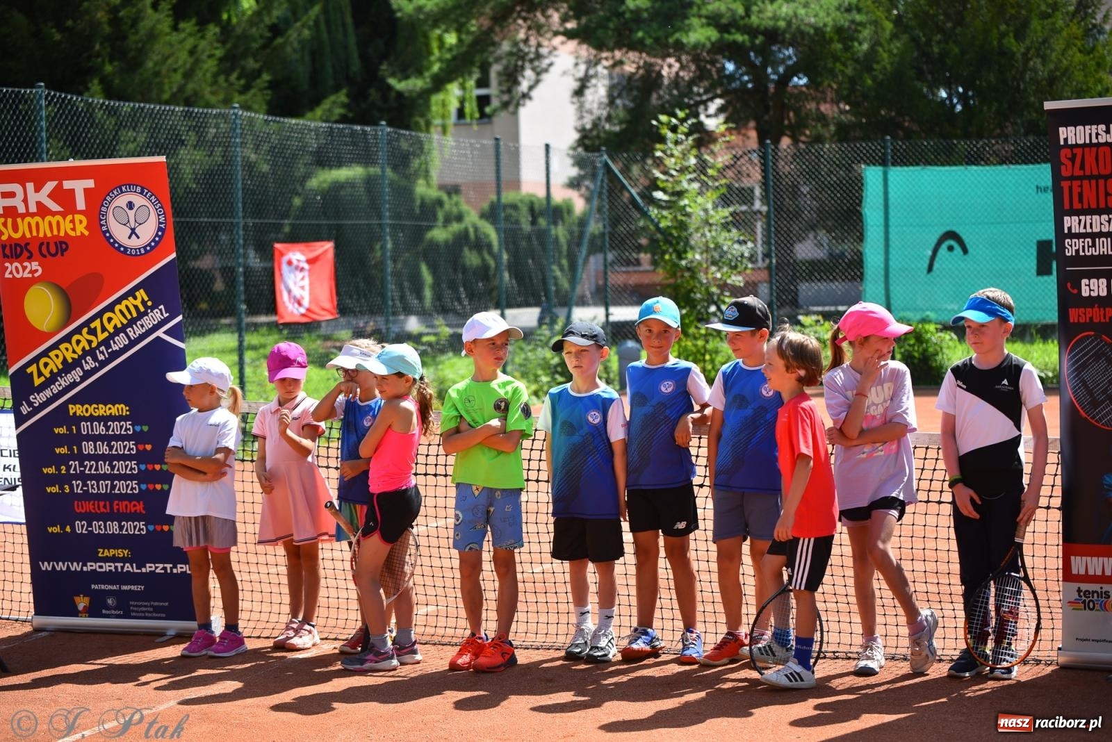 Zdjęcie w galerii na portalu naszraciborz.pl: Młodzi tenisiści walczyli o puchar lata. Finał Summer Kids Cup 2025 w Raciborzu wiadomości z regionu