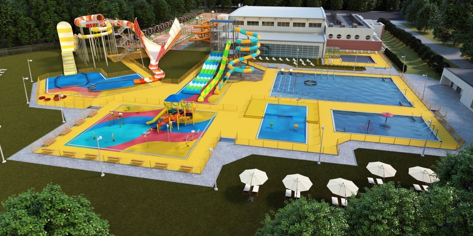 Zdjęcie w galerii na portalu naszraciborz.pl: Trwa budowa nowej atrakcji Raciborza – zobacz najnowsze zdjęcia z drona wiadomości z regionu