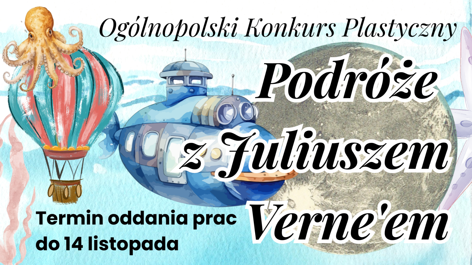 Zdjęcie w galerii na portalu naszraciborz.pl: Podróże z Juliuszem Verne’em – ogólnopolski konkurs plastyczny wiadomości z regionu