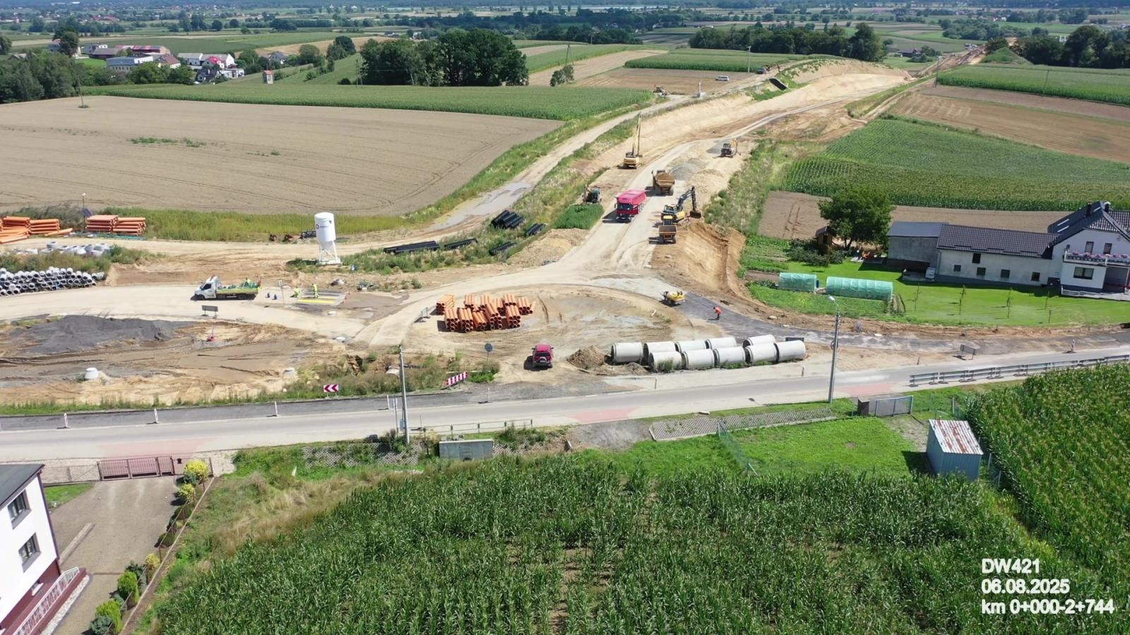 Zdjęcie w galerii na portalu naszraciborz.pl: Most nad Odrą w ciągu drogi wojewódzkiej 421 – postęp prac sięgnął 60%. W galerii najnowsze zdjęcia z placu budowy wiadomości z regionu