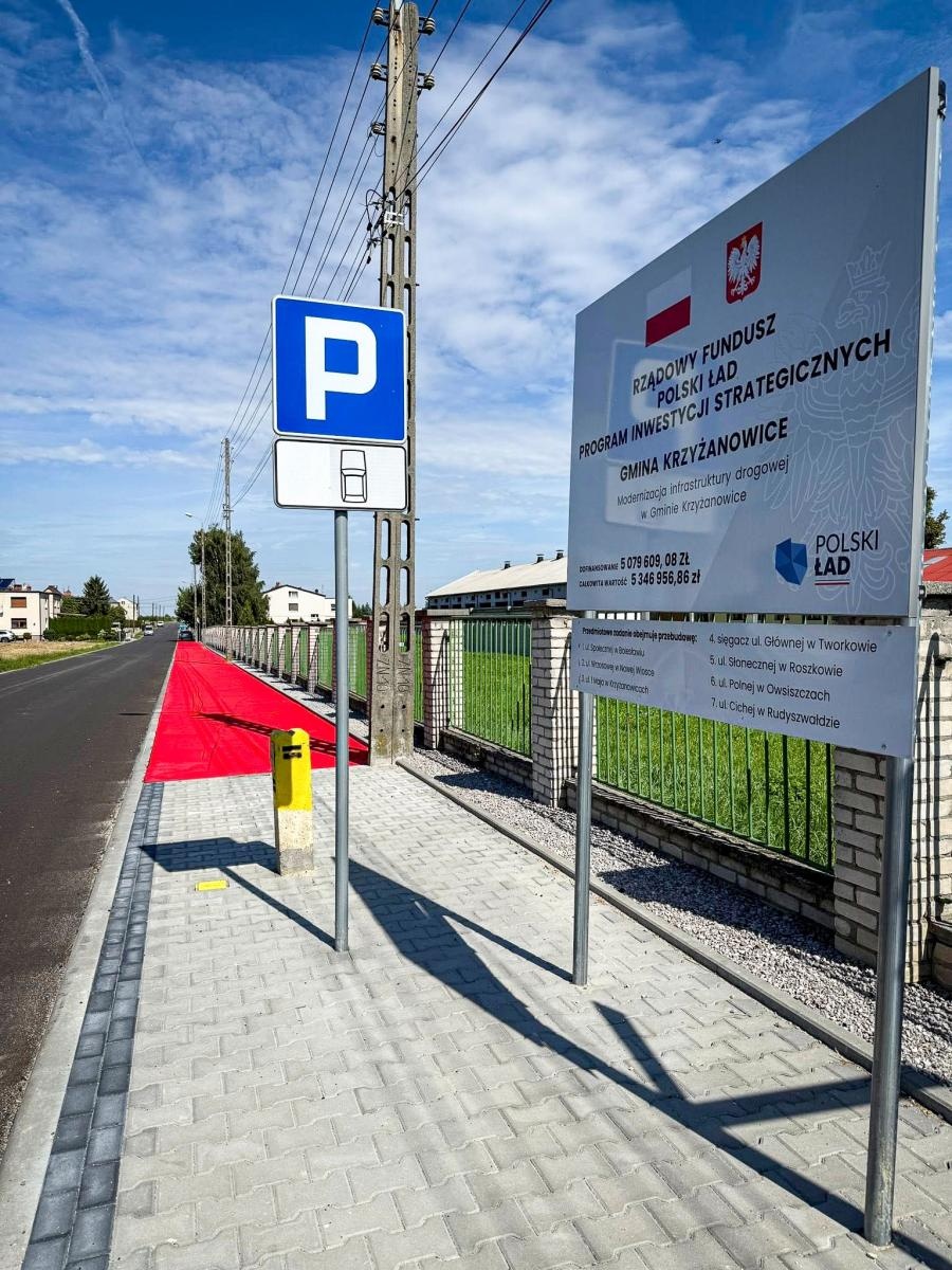 Zdjęcie w galerii na portalu naszraciborz.pl: Siedem dróg w siedmiu miejscowościach. Gmina Krzyżanowice zakończyła wielką inwestycję drogową i planuje kolejną wiadomości z regionu