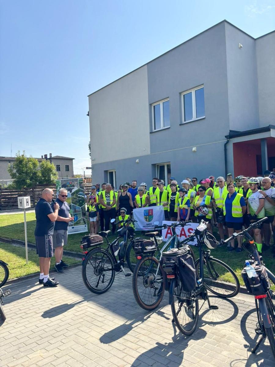 Zdjęcie w galerii na portalu naszraciborz.pl: Blisko 100 rowerzystów na 15. Rajdzie Rowerowym w Gminie Krzyżanowice wiadomości z regionu