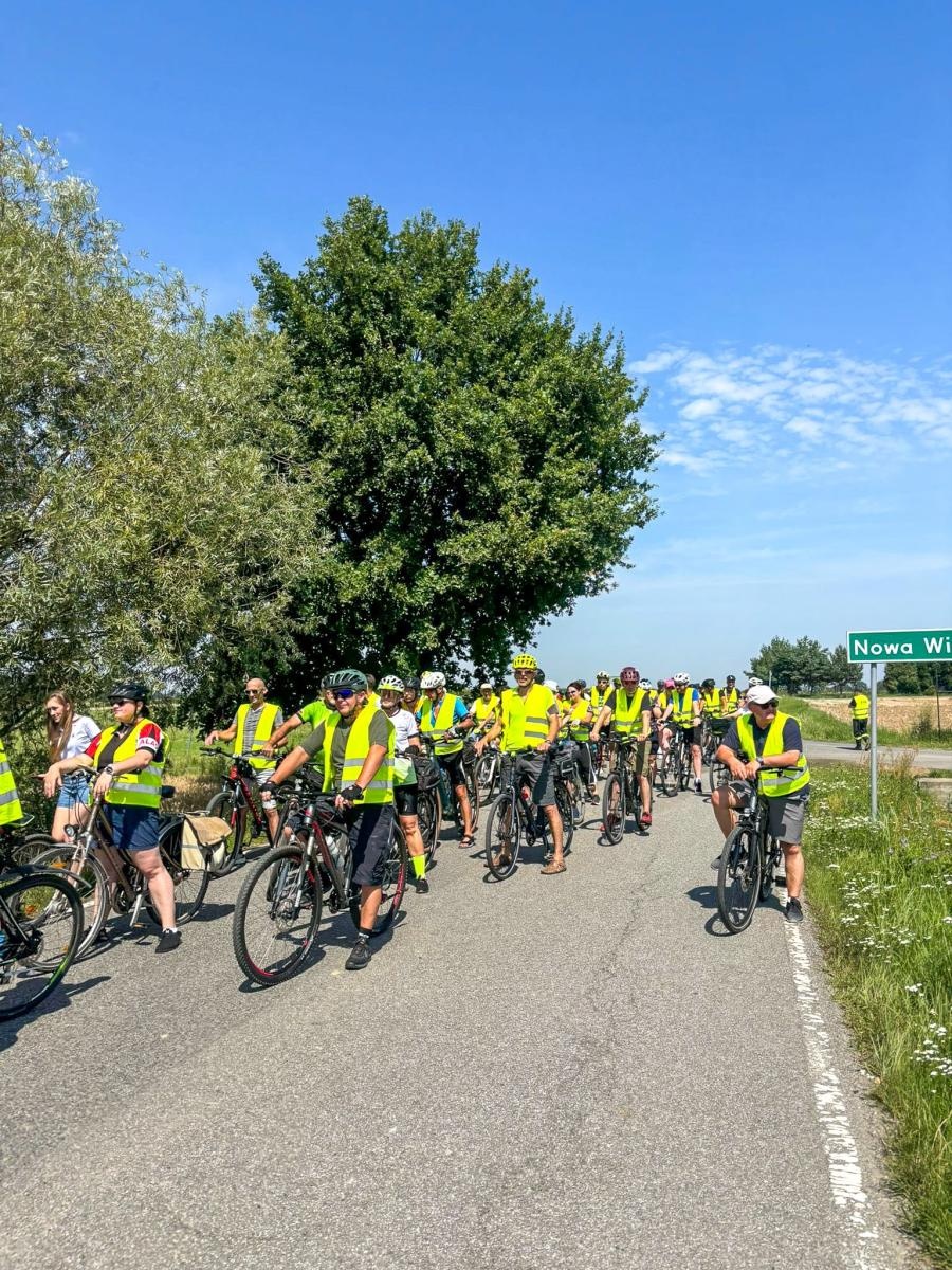Zdjęcie w galerii na portalu naszraciborz.pl: Blisko 100 rowerzystów na 15. Rajdzie Rowerowym w Gminie Krzyżanowice wiadomości z regionu
