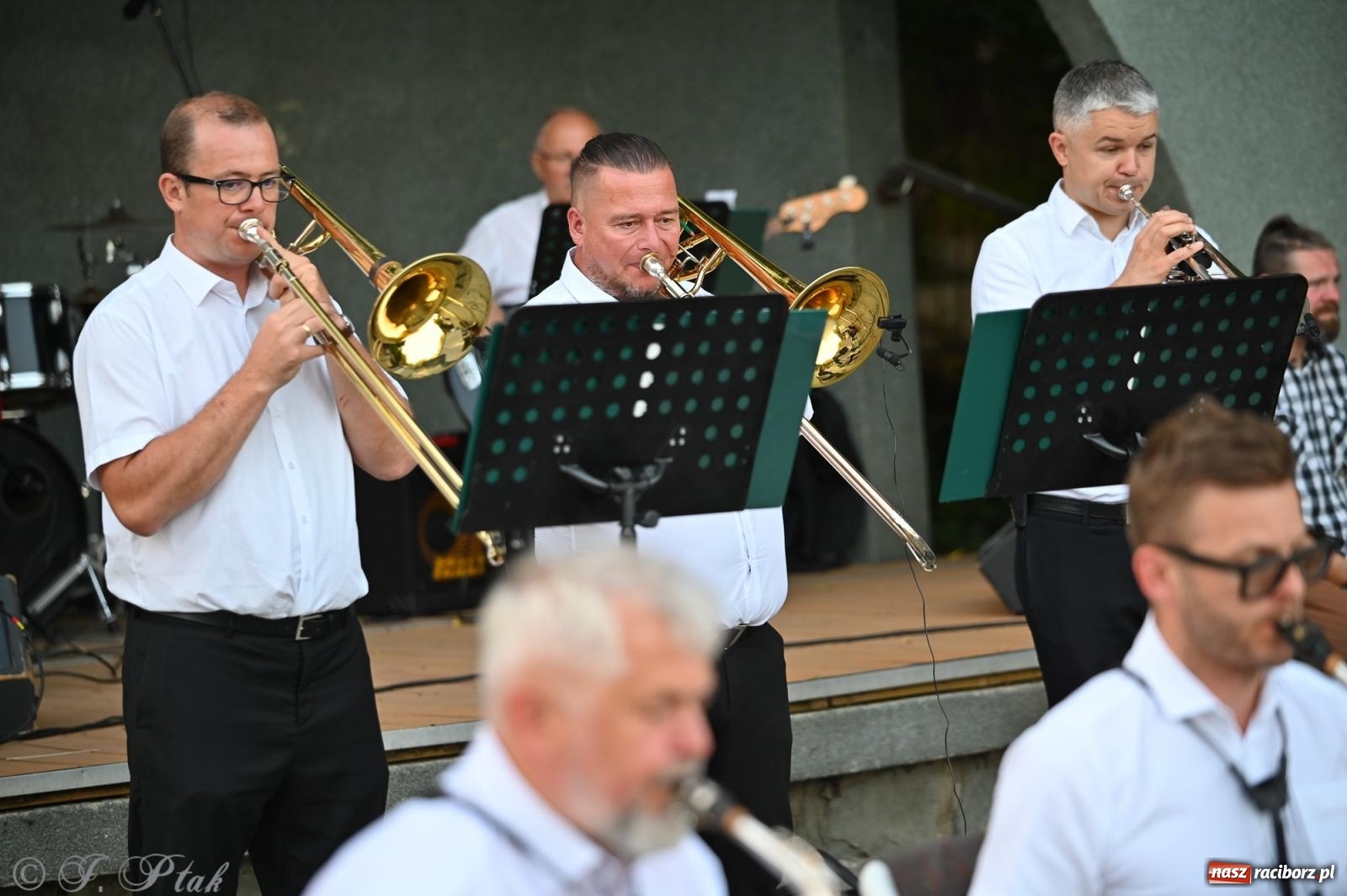Zdjęcie w galerii na portalu naszraciborz.pl: Muzyczna uczta w Parku Roth – Raciborska Orkiestra Dęta Plania zaprezentowała najpiękniejsze covery wiadomości z regionu
