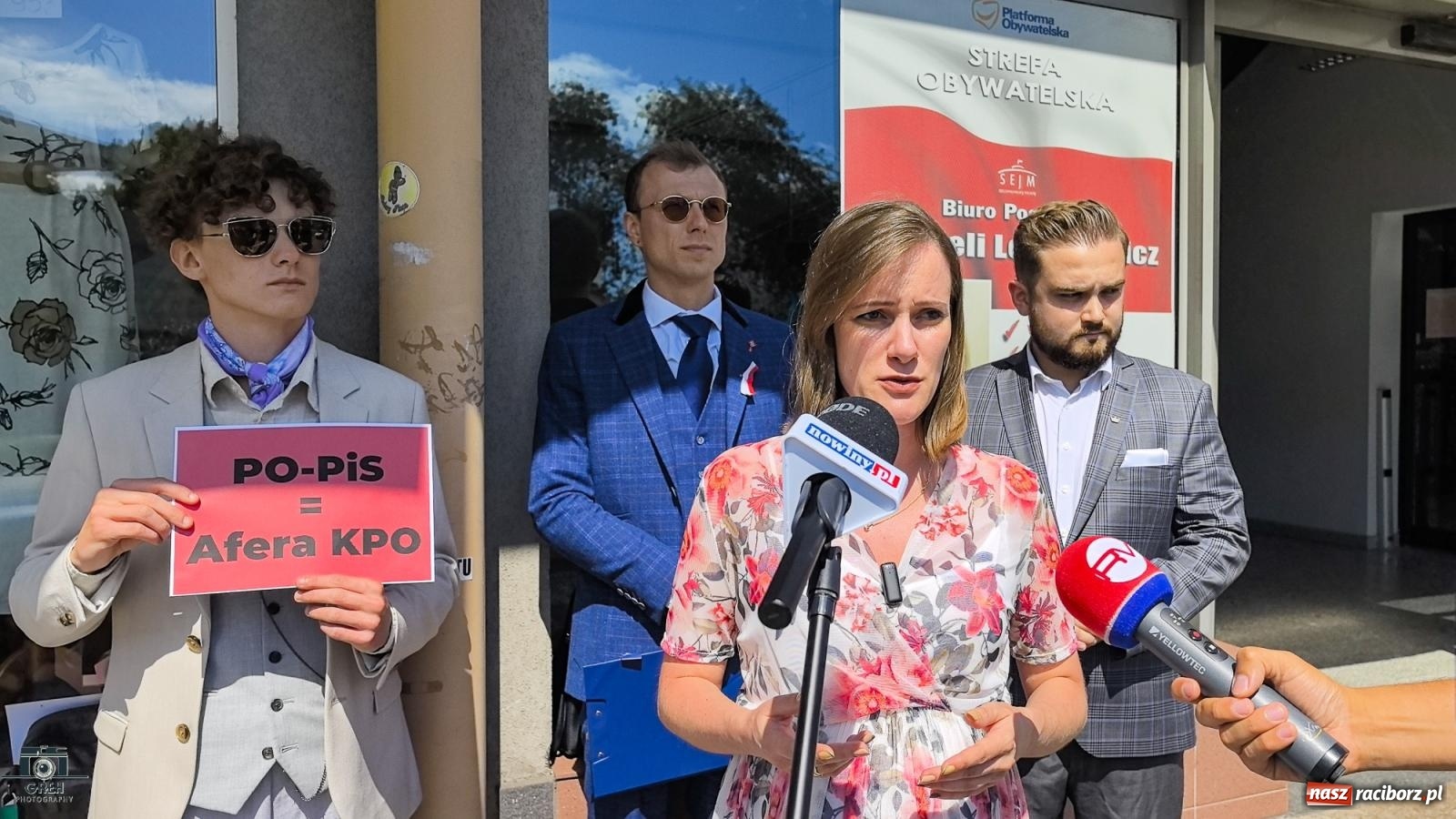 Zdjęcie w galerii na portalu naszraciborz.pl: Afera wokół przyznawania środków z KPO. Konferencja Nowej Nadziei w Raciborzu [WIDEO] wiadomości z regionu