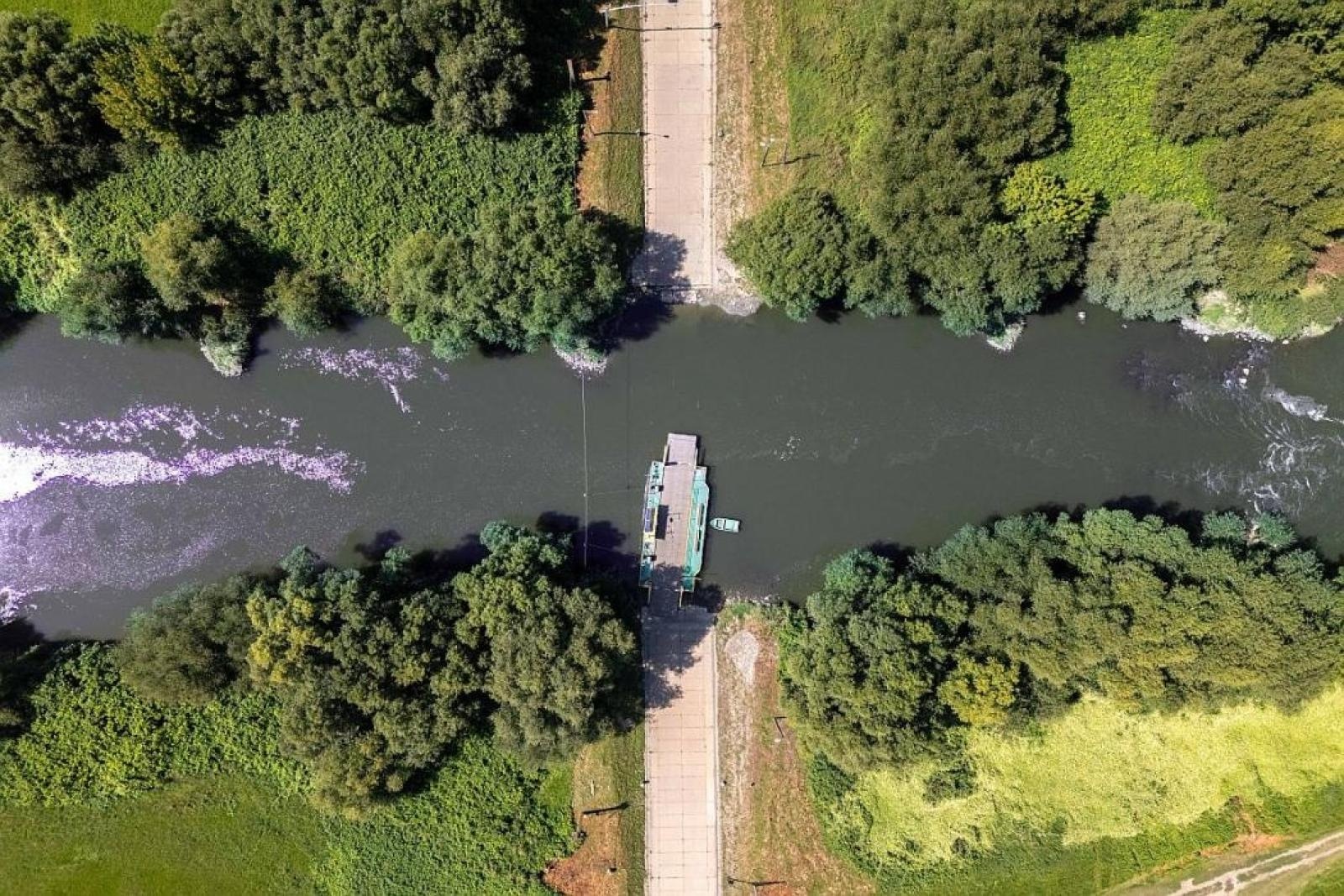 Zdjęcie w galerii na portalu naszraciborz.pl: Nowy most na Odrze rośnie w oczach – z bliska widać, jak powstają jego potężne elementy wiadomości z regionu