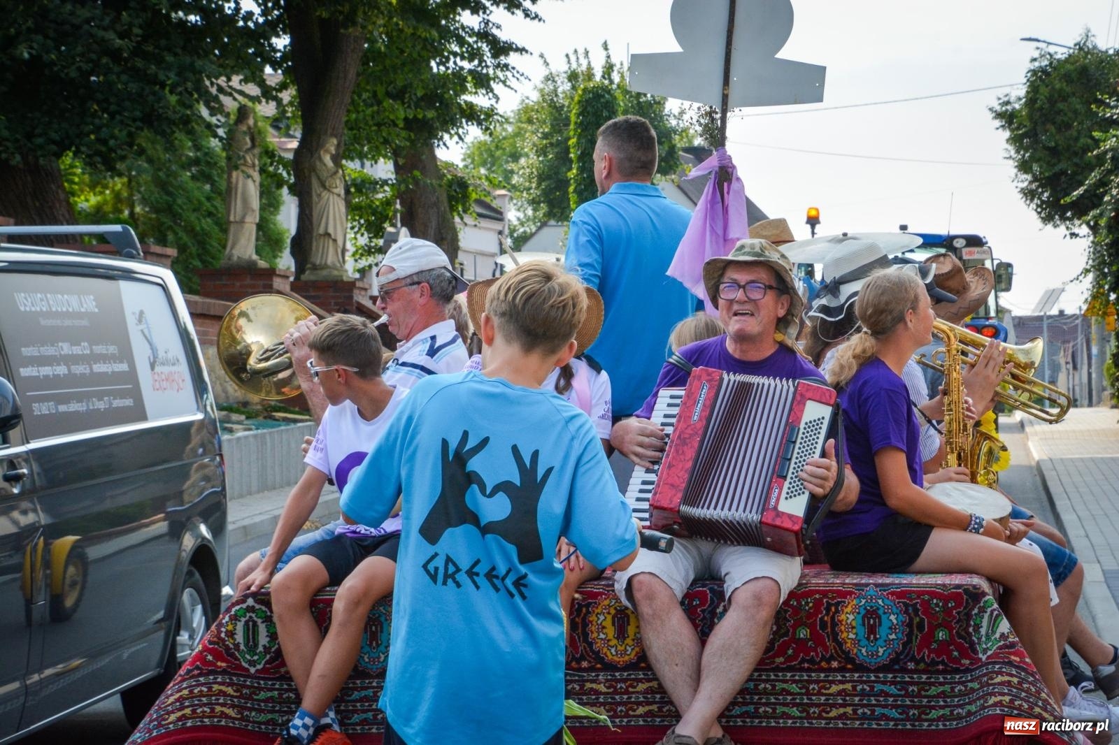 Zdjęcie w galerii na portalu naszraciborz.pl: Dożynki w Cyprzanowie rozpoczęły sezon świętowania plonów w gminie Pietrowice Wielkie wiadomości z regionu