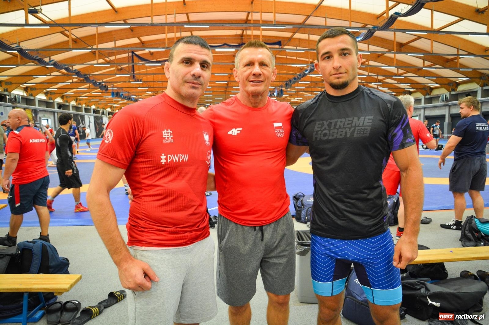 Zdjęcie w galerii na portalu naszraciborz.pl: Światowe gwiazdy zapasów trenują w Raciborzu wiadomości z regionu