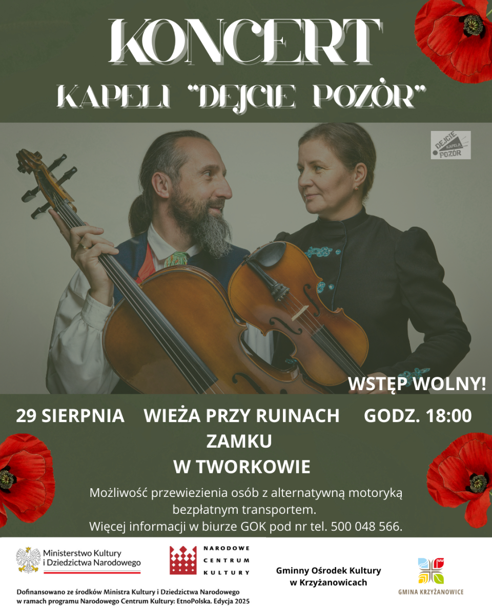 Zdjęcie w galerii na portalu naszraciborz.pl: Muzyczne lato w Tworkowie – dwa wyjątkowe koncerty w wieży przy ruinach zamku wiadomości z regionu