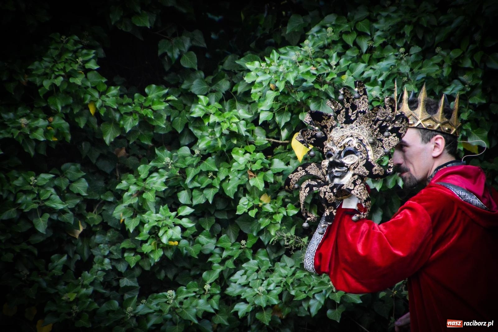 Zdjęcie w galerii na portalu naszraciborz.pl: Jesienne czary w Łubowicach – magiczny spektakl przy ruinach pałacu Eichendorffów wiadomości z regionu