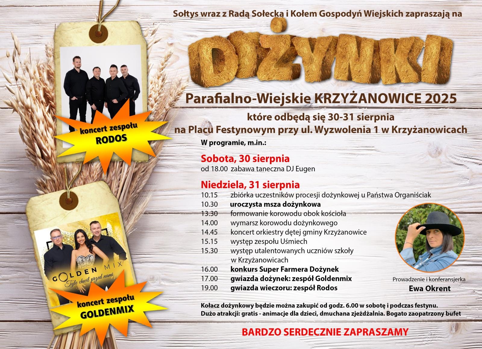 Zdjęcie w galerii na portalu naszraciborz.pl: Dożynki parafialno-wiejskie w Krzyżanowicach – dwa dni świętowania z muzyką i atrakcjami wiadomości z regionu