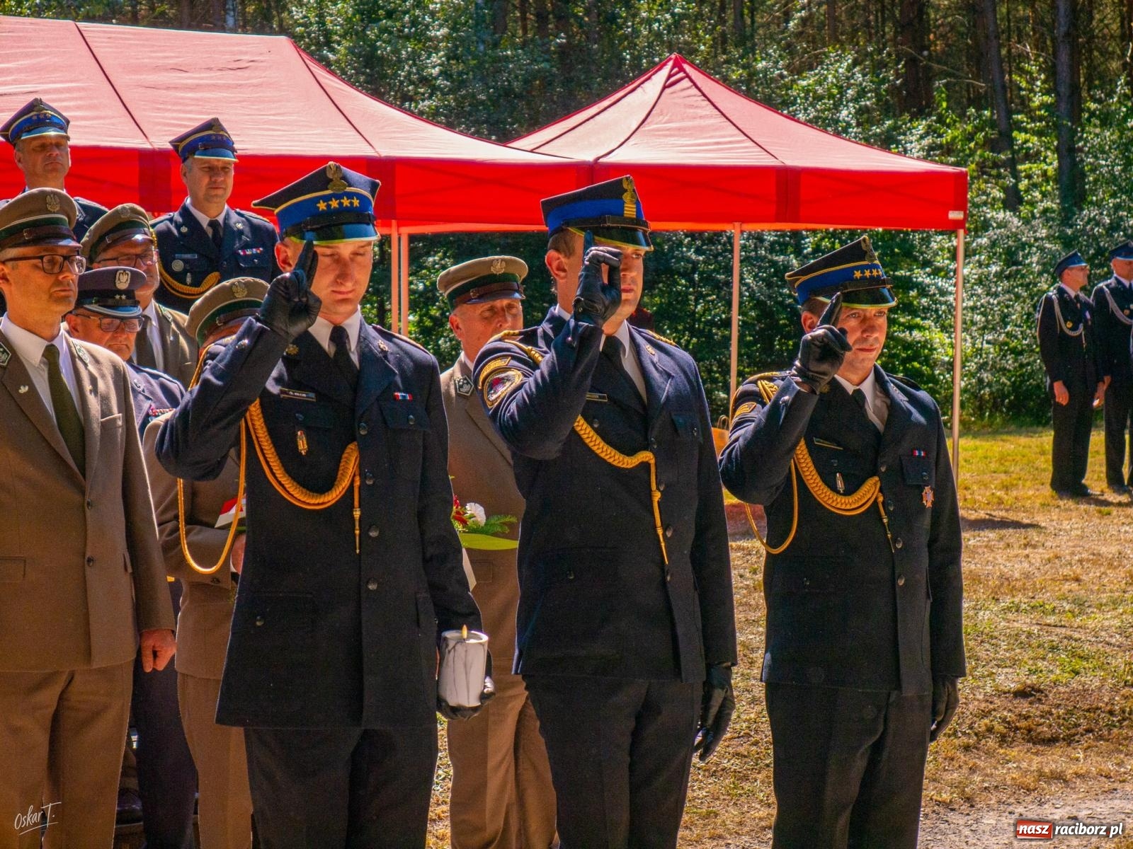 Zdjęcie w galerii na portalu naszraciborz.pl: 33. rocznica wielkiego pożaru lasów w Kuźni Raciborskiej – hołd dla bohaterów [FOTO i WIDEO] wiadomości z regionu