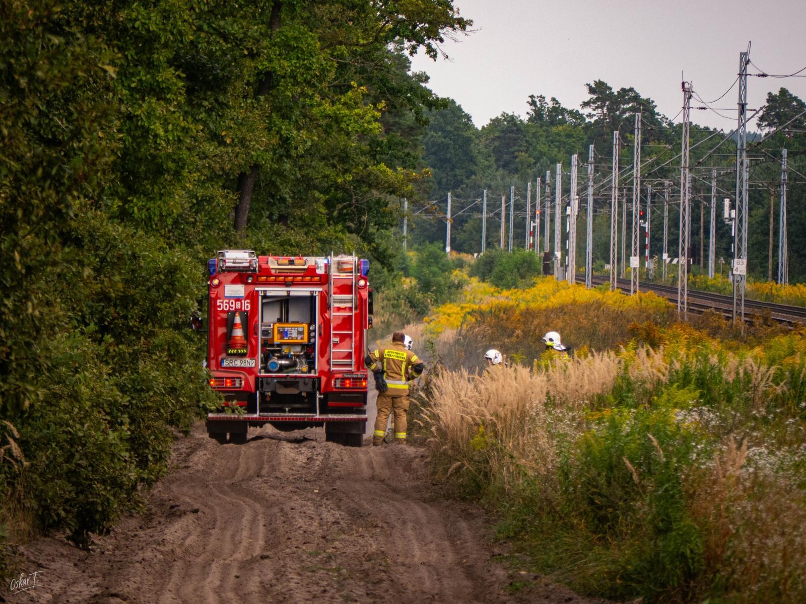 Zdjęcie w galerii na portalu naszraciborz.pl: Strażacy w akcji – wichura i pożary traw w regionie [FOTO] wiadomości z regionu