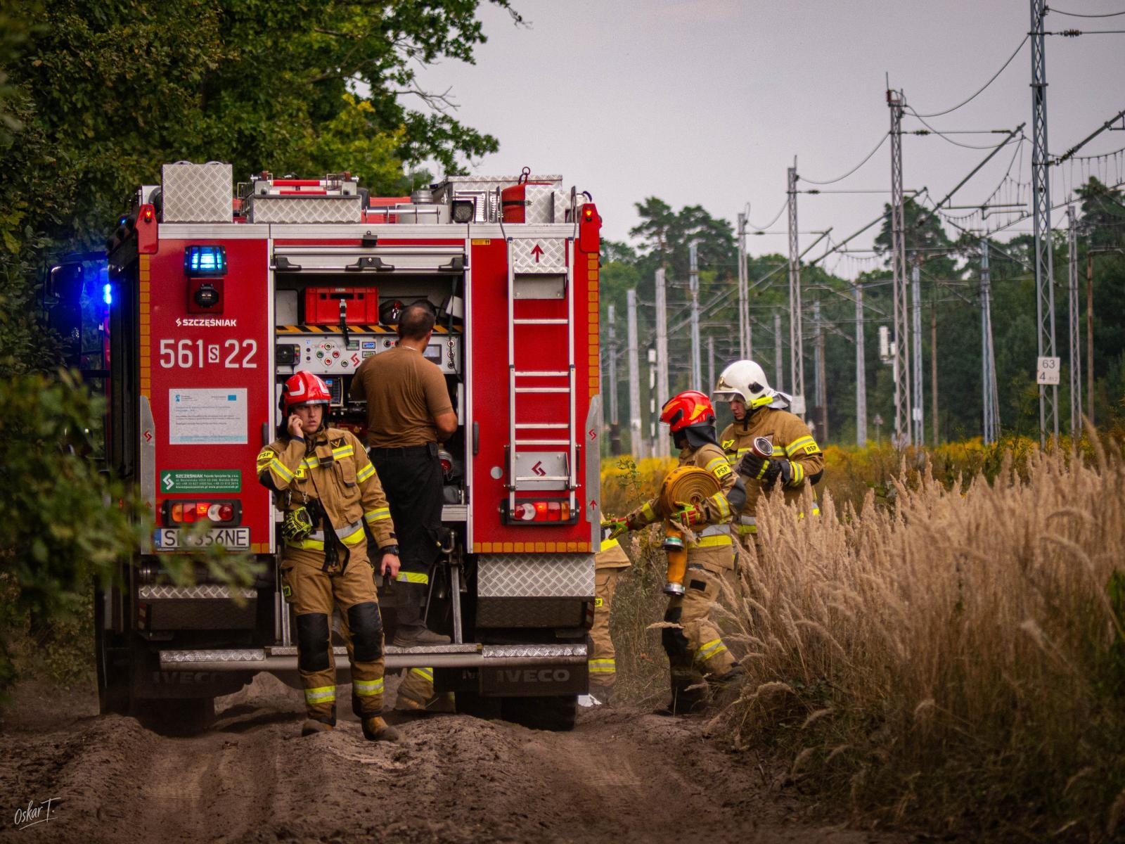 Zdjęcie w galerii na portalu naszraciborz.pl: Strażacy w akcji – wichura i pożary traw w regionie [FOTO] wiadomości z regionu