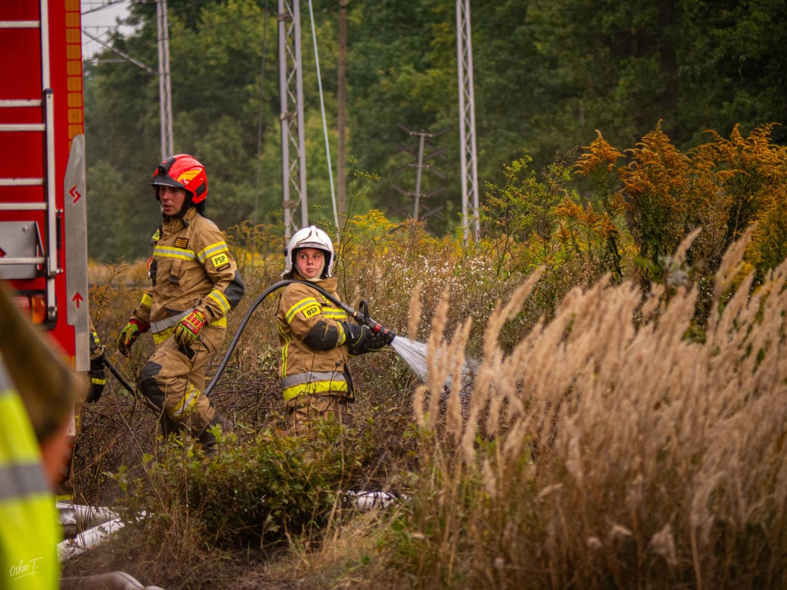 Zdjęcie w galerii na portalu naszraciborz.pl: Strażacy w akcji – wichura i pożary traw w regionie [FOTO] wiadomości z regionu