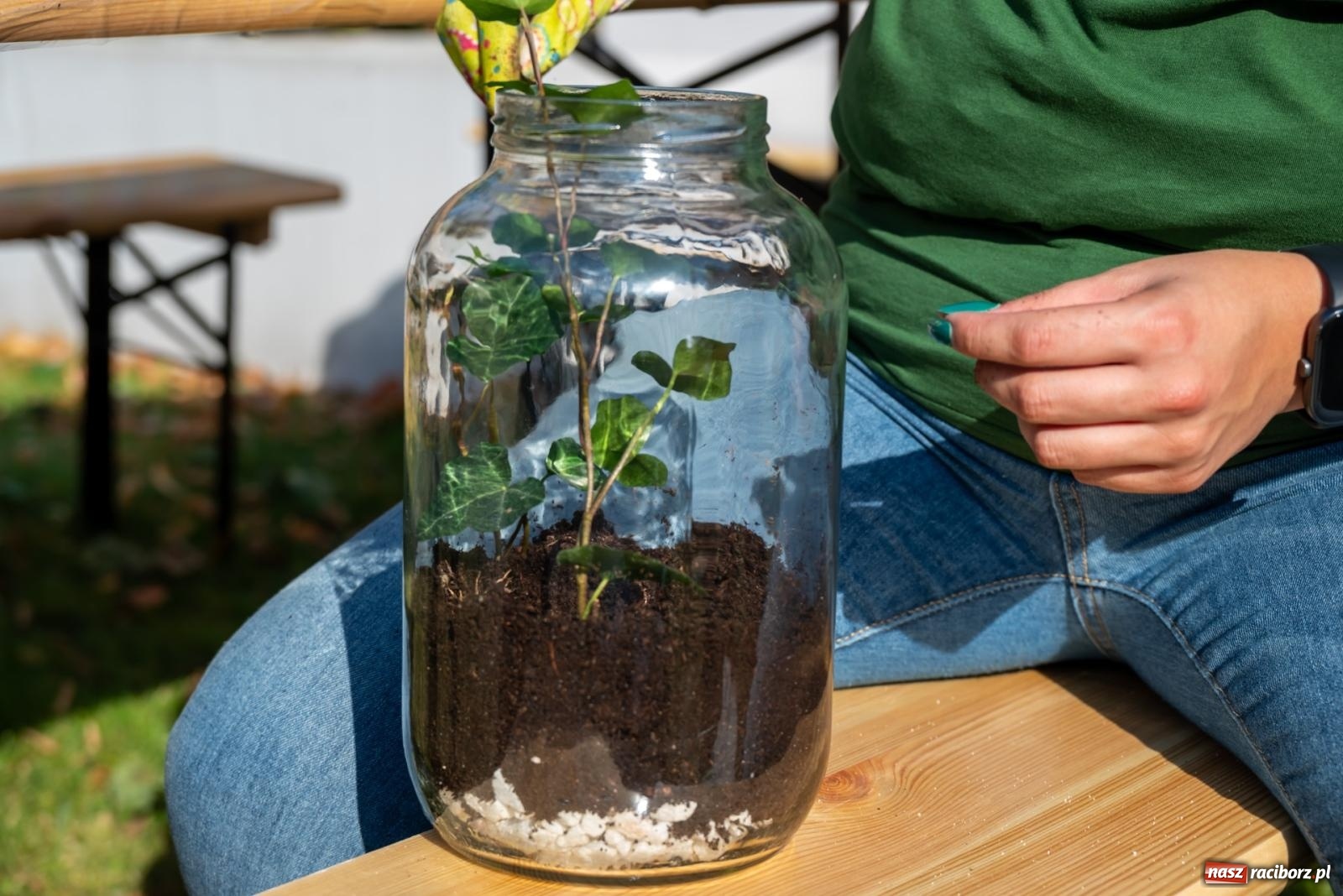 Zdjęcie w galerii na portalu naszraciborz.pl: Wkręceni w klimat. Sąsiedzki piknik ekologiczny w Bojanowie wiadomości z regionu