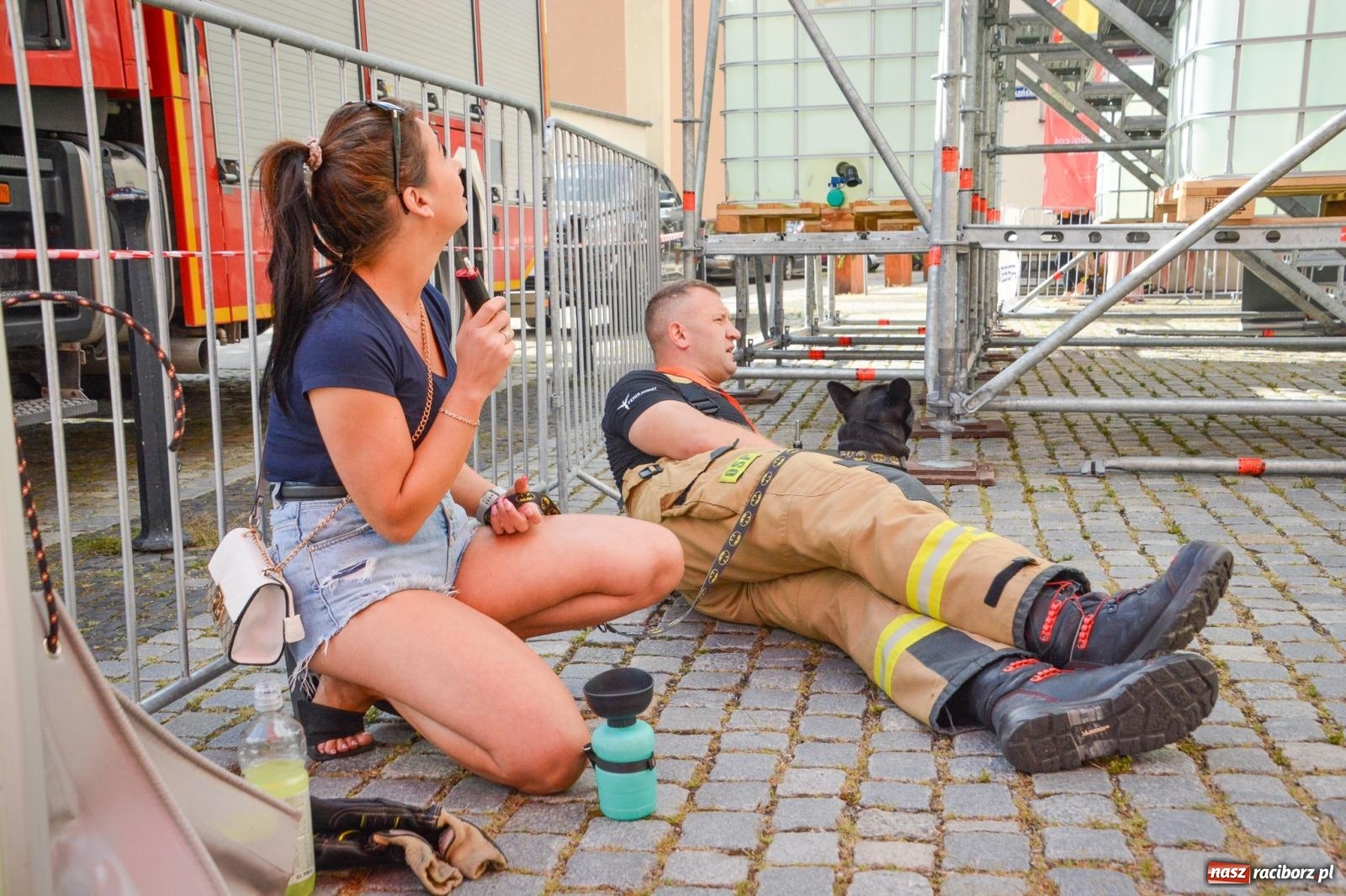 Zdjęcie w galerii na portalu naszraciborz.pl: Najtwardsi strażacy w akcji – siódma edycja Toughest Firefighter Racibórz na Placu Dominikańskim [FOTO i WIDEO] wiadomości z regionu