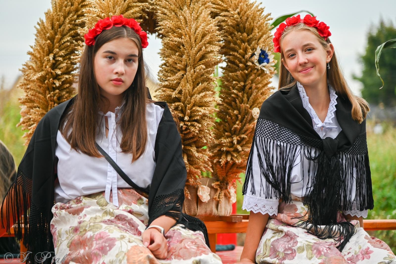 Zdjęcie w galerii na portalu naszraciborz.pl: Barwny korowód dożynkowy przejechał przez Wojnowice wiadomości z regionu