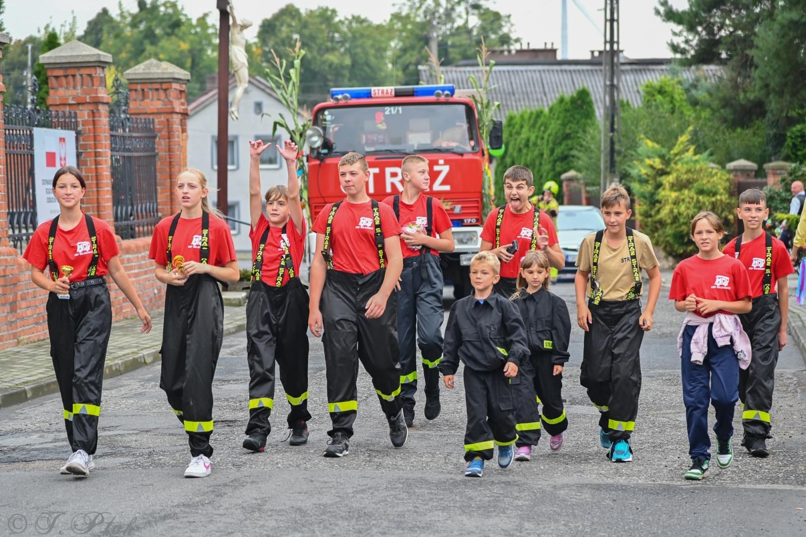 Zdjęcie w galerii na portalu naszraciborz.pl: Barwny korowód dożynkowy przejechał przez Wojnowice wiadomości z regionu