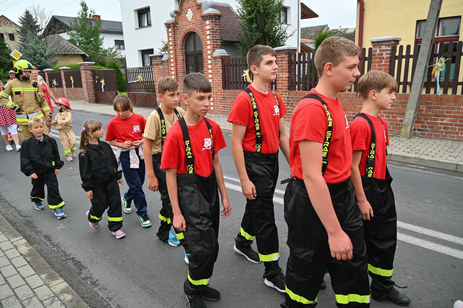 Zdjęcie w galerii na portalu naszraciborz.pl: Barwny korowód dożynkowy przejechał przez Wojnowice wiadomości z regionu