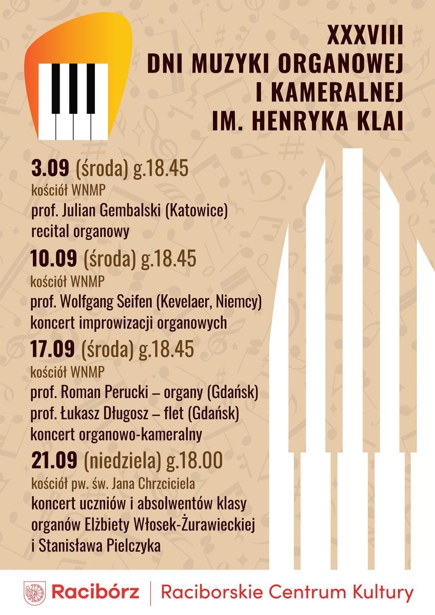 Zdjęcie w galerii na portalu naszraciborz.pl: Julian Gembalski zainauguruje XXXVIII Dni Muzyki Organowej i Kameralnej wiadomości z regionu