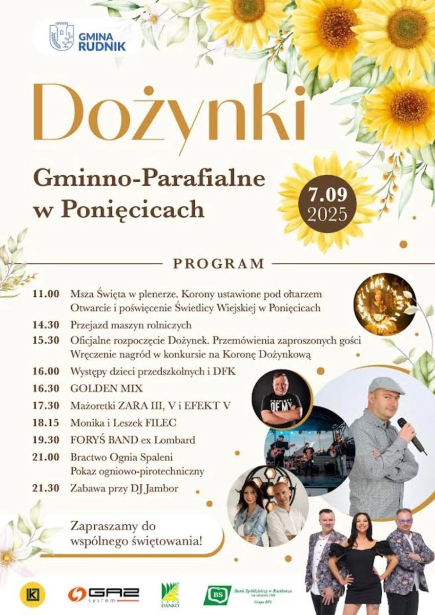 Zdjęcie w galerii na portalu naszraciborz.pl: Dożynkowy maraton w powiecie raciborskim. Boys, Piękni i Młodzi, Diiya oraz plejada atrakcji wiadomości z regionu