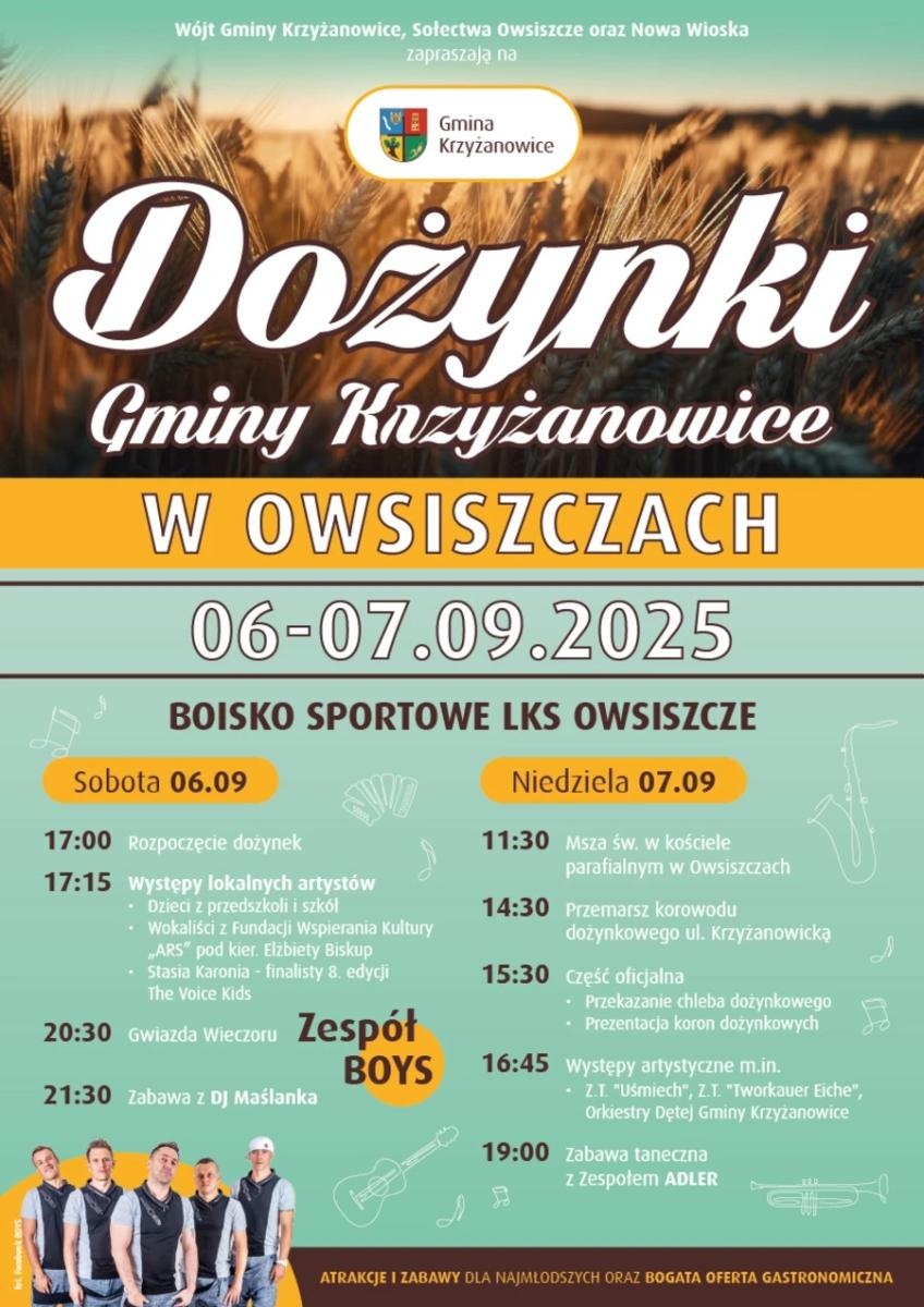 Zdjęcie w galerii na portalu naszraciborz.pl: Dożynkowy maraton w powiecie raciborskim. Boys, Piękni i Młodzi, Diiya oraz plejada atrakcji wiadomości z regionu
