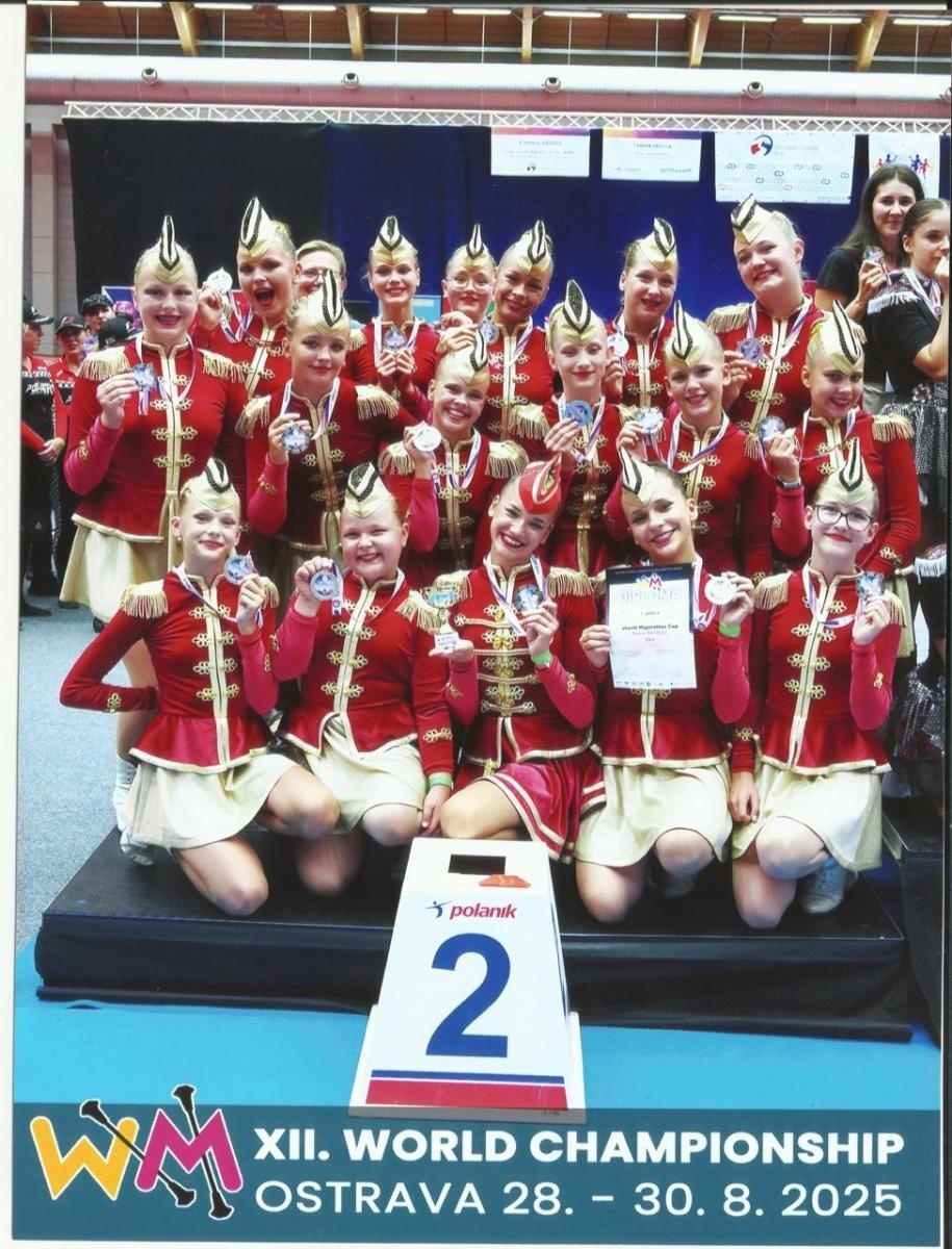 Zdjęcie w galerii na portalu naszraciborz.pl: Mażoretki ZARA na podium Mistrzostw Świata [FOTO] wiadomości z regionu