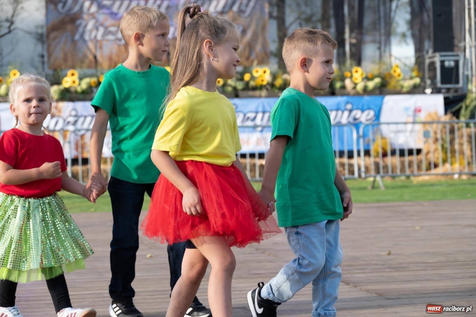 Zdjęcie w galerii na portalu naszraciborz.pl: Fajerwerki, młodzi artyści Fundacji ARS i Staś Karoń. Pierwszy dzień dożynek Gminy Krzyżanowice w Owsiszczach  wiadomości z regionu