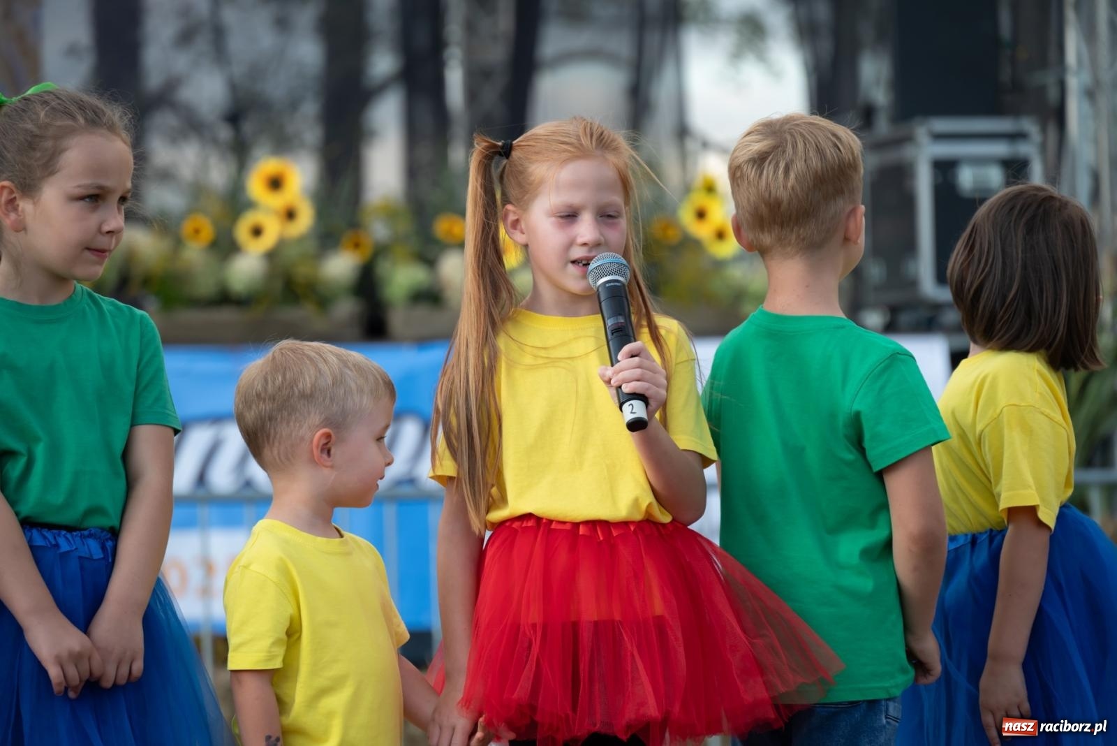 Zdjęcie w galerii na portalu naszraciborz.pl: Fajerwerki, młodzi artyści Fundacji ARS i Staś Karoń. Pierwszy dzień dożynek Gminy Krzyżanowice w Owsiszczach  wiadomości z regionu