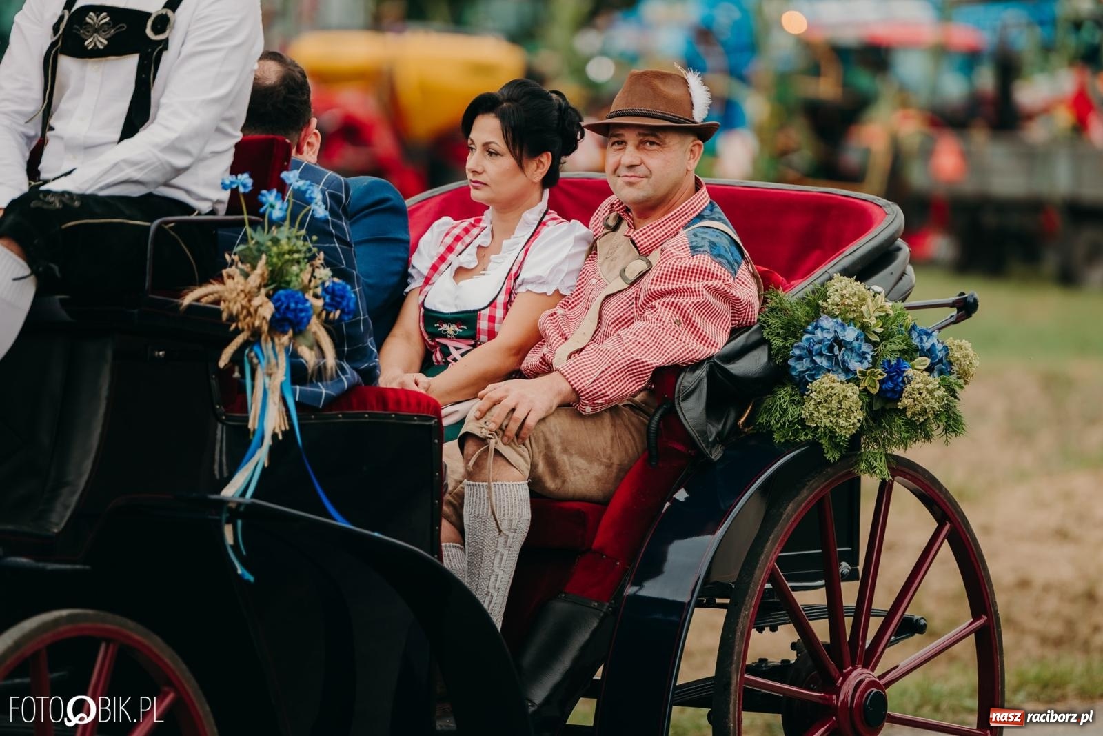 Zdjęcie w galerii na portalu naszraciborz.pl: Dożynki gminy Rudnik w Ponięcicach - korowód i otwarcie świetlicy wiadomości z regionu