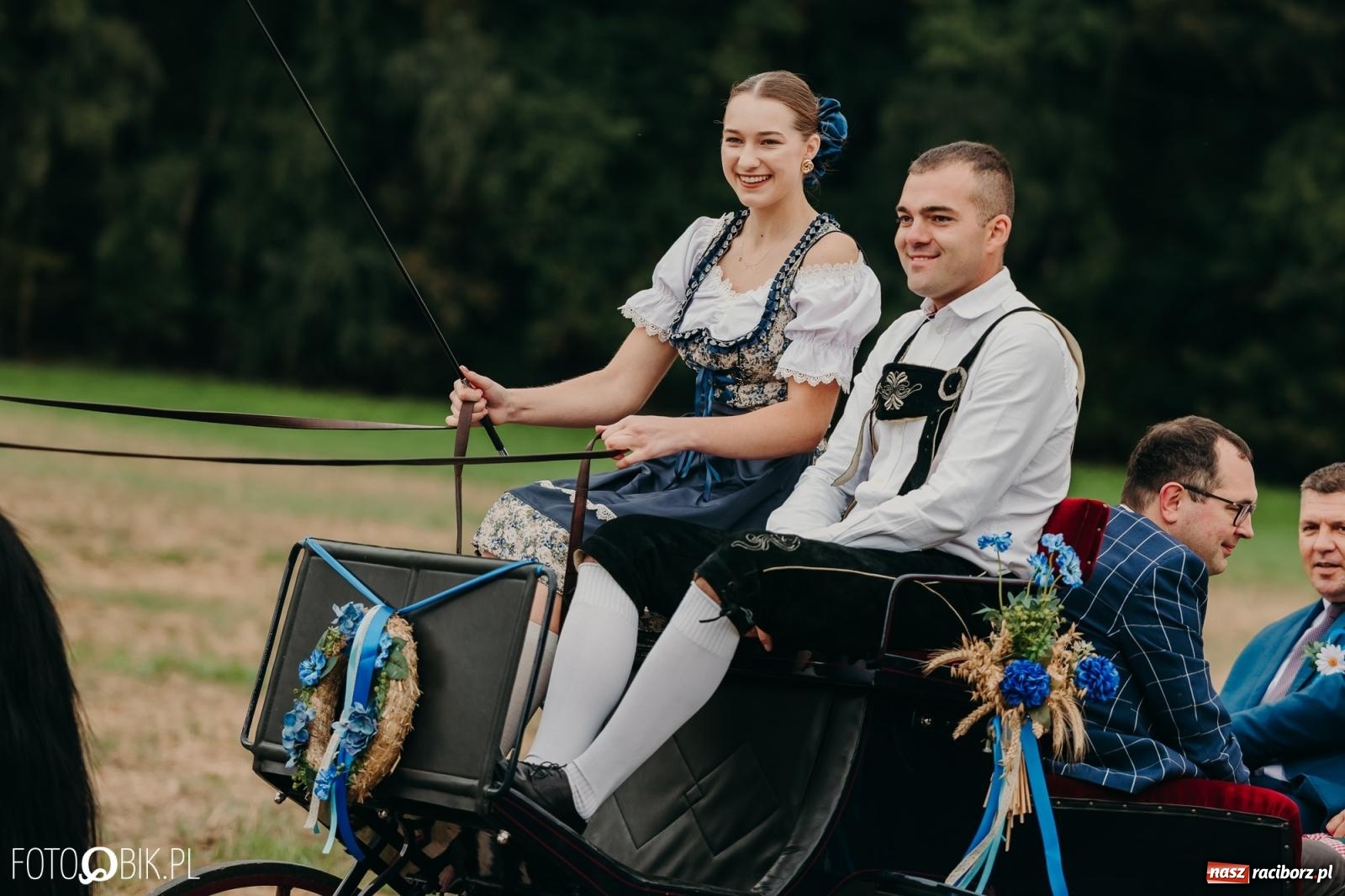 Zdjęcie w galerii na portalu naszraciborz.pl: Dożynki gminy Rudnik w Ponięcicach - korowód i otwarcie świetlicy wiadomości z regionu