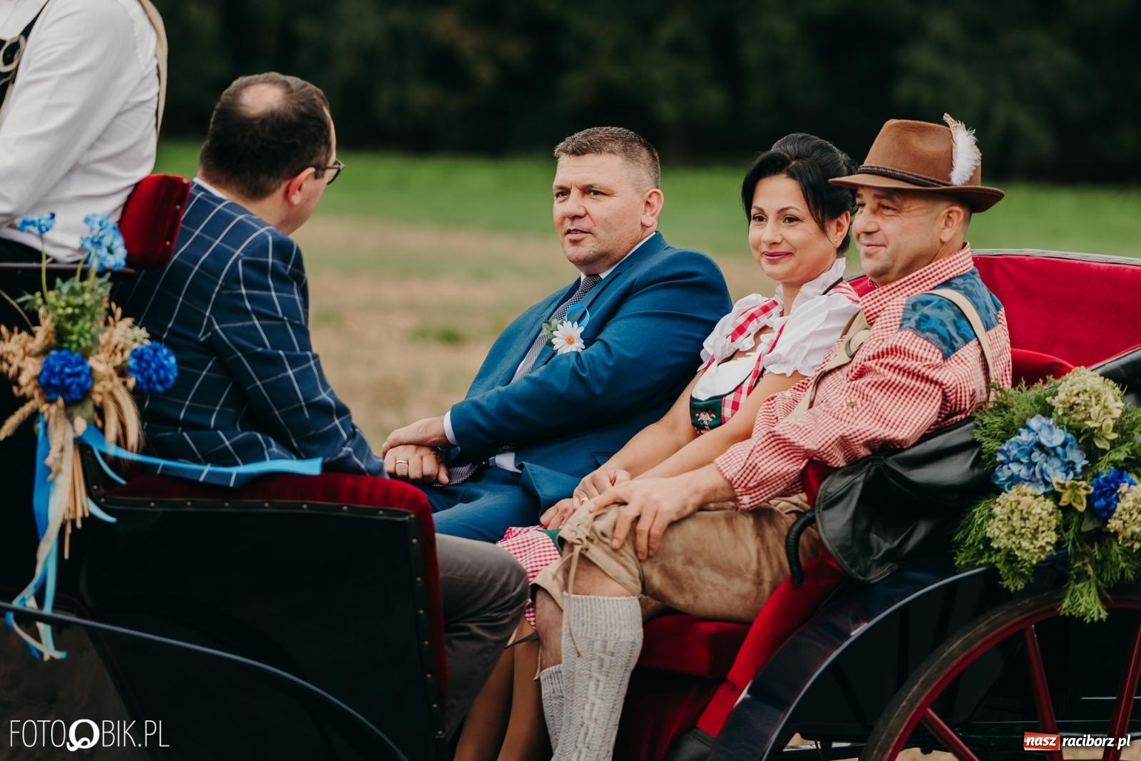 Zdjęcie w galerii na portalu naszraciborz.pl: Dożynki gminy Rudnik w Ponięcicach - korowód i otwarcie świetlicy wiadomości z regionu