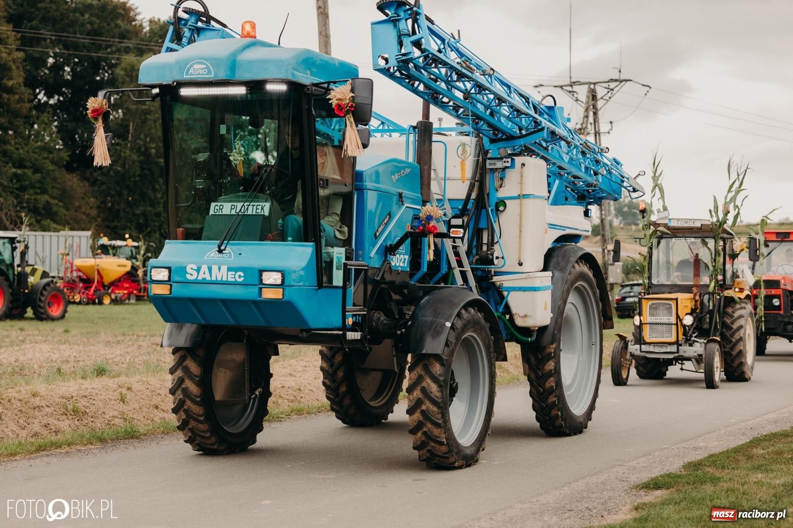 Zdjęcie w galerii na portalu naszraciborz.pl: Dożynki gminy Rudnik w Ponięcicach - korowód i otwarcie świetlicy wiadomości z regionu