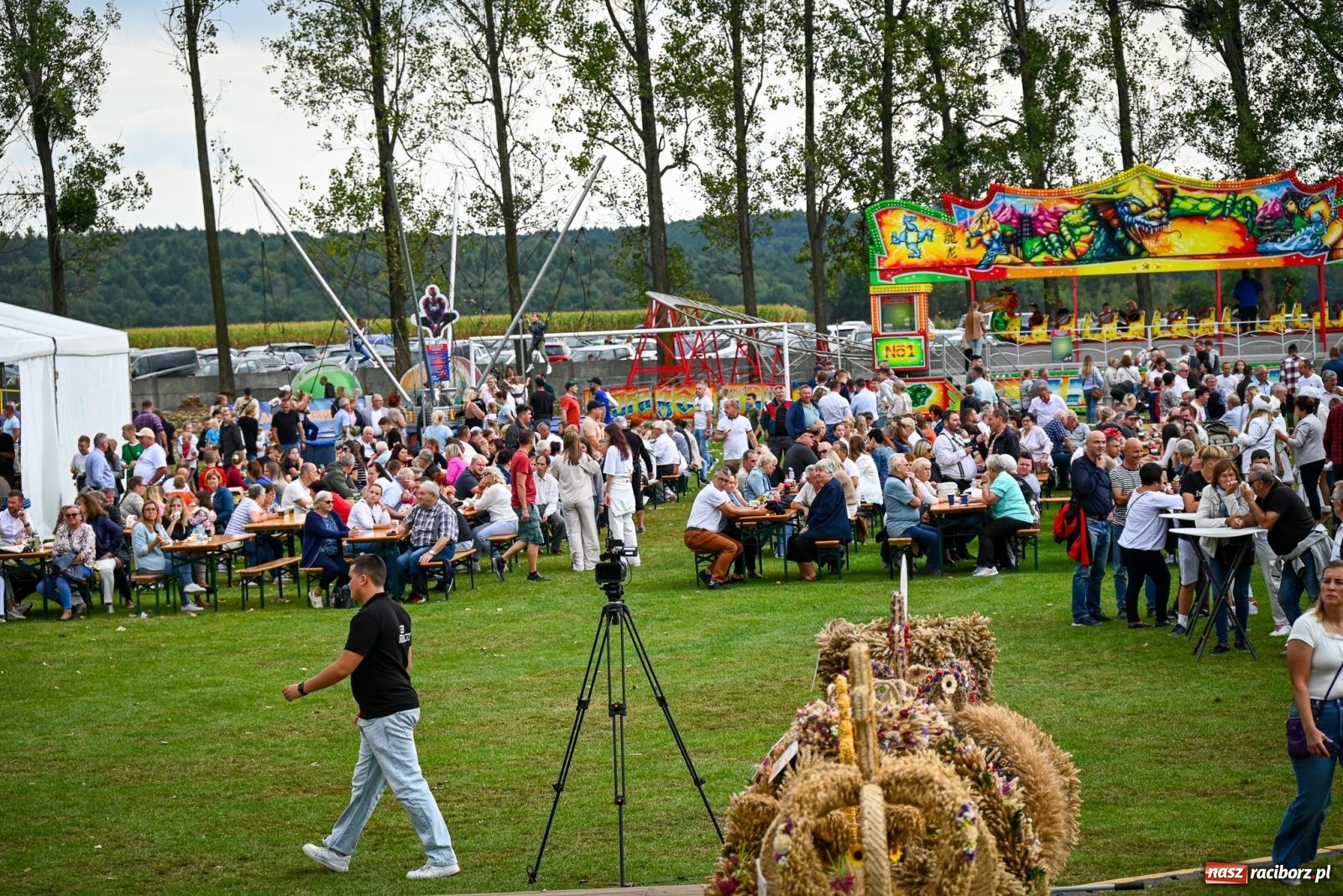Zdjęcie w galerii na portalu naszraciborz.pl: Dożynki gminy Krzyżanowice w Owsiszczach. Imponujący korowód w międzynarodowym towarzystwie [FOTO i WIDEO] wiadomości z regionu