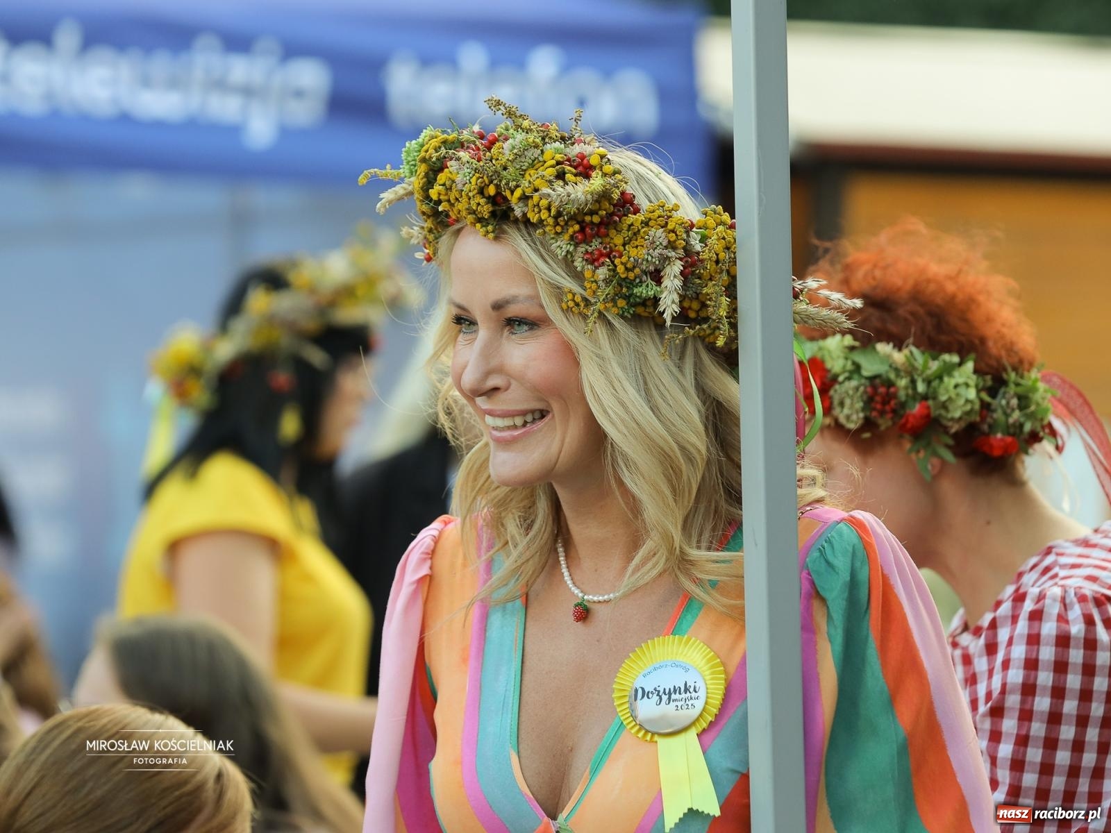 Zdjęcie w galerii na portalu naszraciborz.pl: Racibórz świętował dożynki miejskie na Zamku Piastowskim. Diiya na finał wiadomości z regionu