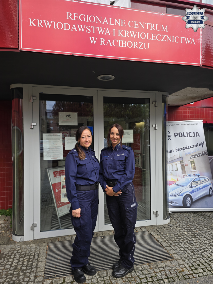 Zdjęcie w galerii na portalu naszraciborz.pl: 100-lecie kobiet w policji. Policjanci z Raciborza oddali krew wiadomości z regionu