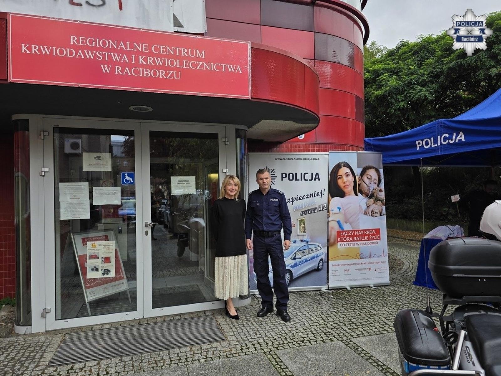 Zdjęcie w galerii na portalu naszraciborz.pl: 100-lecie kobiet w policji. Policjanci z Raciborza oddali krew wiadomości z regionu