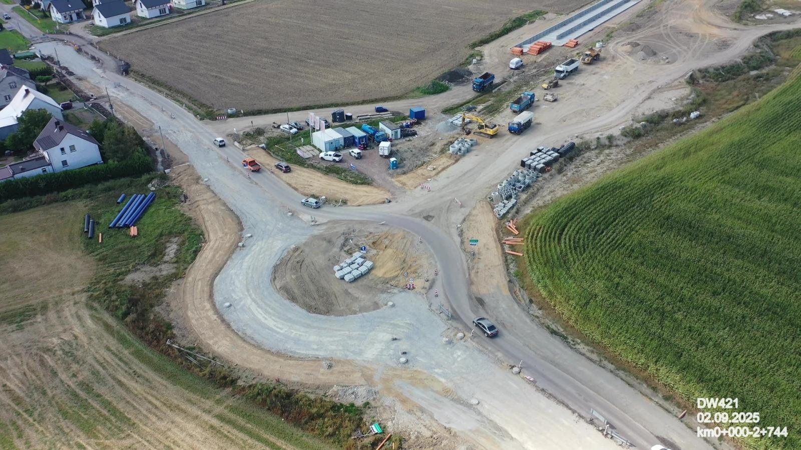 Zdjęcie w galerii na portalu naszraciborz.pl: Tak powstaje nowy most na Odrze pod Raciborzem - najnowszy raport z prac wiadomości z regionu