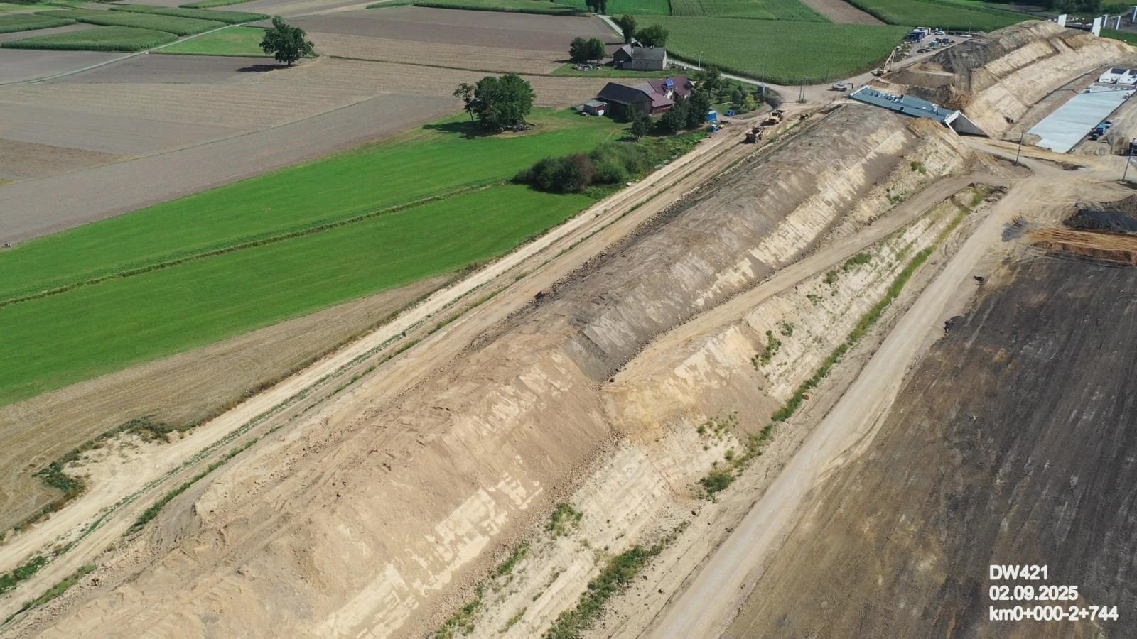 Zdjęcie w galerii na portalu naszraciborz.pl: Tak powstaje nowy most na Odrze pod Raciborzem - najnowszy raport z prac wiadomości z regionu