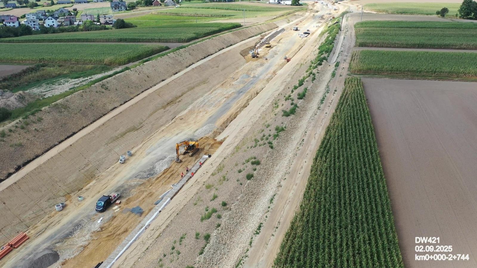 Zdjęcie w galerii na portalu naszraciborz.pl: Tak powstaje nowy most na Odrze pod Raciborzem - najnowszy raport z prac wiadomości z regionu