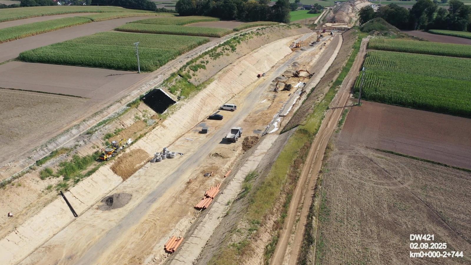 Zdjęcie w galerii na portalu naszraciborz.pl: Tak powstaje nowy most na Odrze pod Raciborzem - najnowszy raport z prac wiadomości z regionu