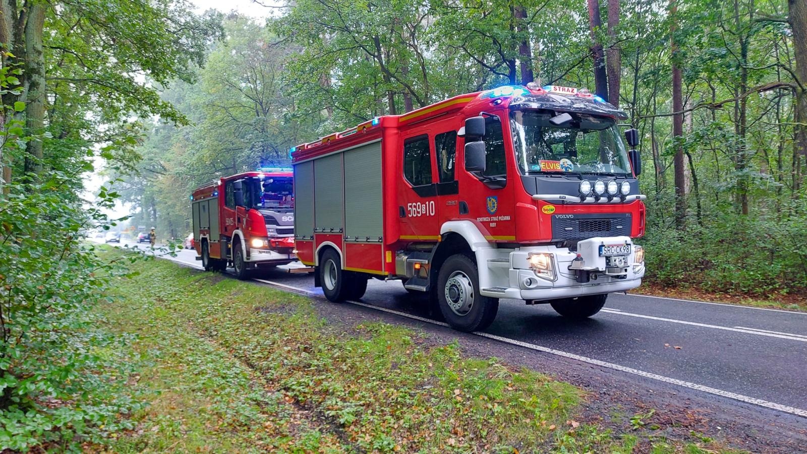 Zdjęcie w galerii na portalu naszraciborz.pl: Chevrolet dachował na trasie Rudy – Sośnicowice wiadomości z regionu