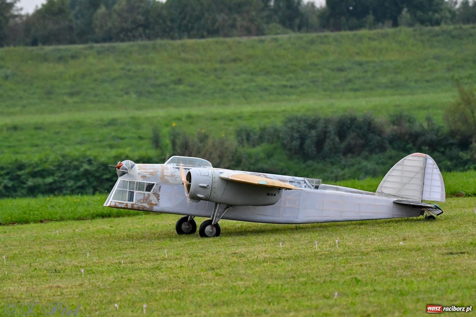 Zdjęcie w galerii na portalu naszraciborz.pl: Pogoda przerwała finał raciborskiego RC Airshow [FOTO] wiadomości z regionu